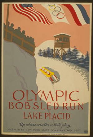 Winter Olympics poster